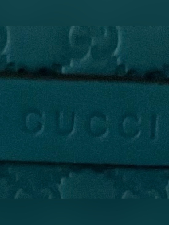 Gucci Handbags - Gucci Guccissima Zip Around Teal Wallet
